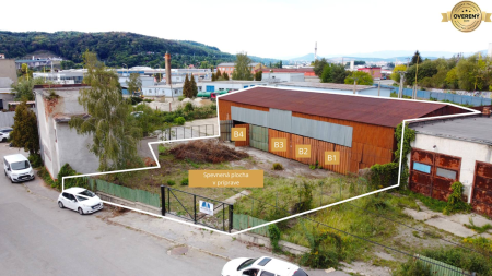 PRENÁJOM - SKLAD 470 m² + SPEVNENÁ PLOCHA 575 m²