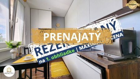 PRENAJATÝ | Moderný, zariadený 3i byt 